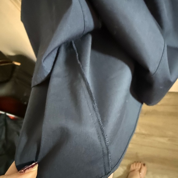 NWOT- Navy Theory Fit and Flare Dress in Sleek Poplin - Size 6 - Picture 8 of 10